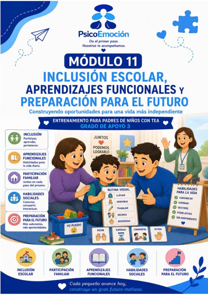 MODULO 11 - INCLUSION ESCOLAR - APRENDIZAJES FUNCIONALES Y PREPARACION PARA EL FUTURO-001
